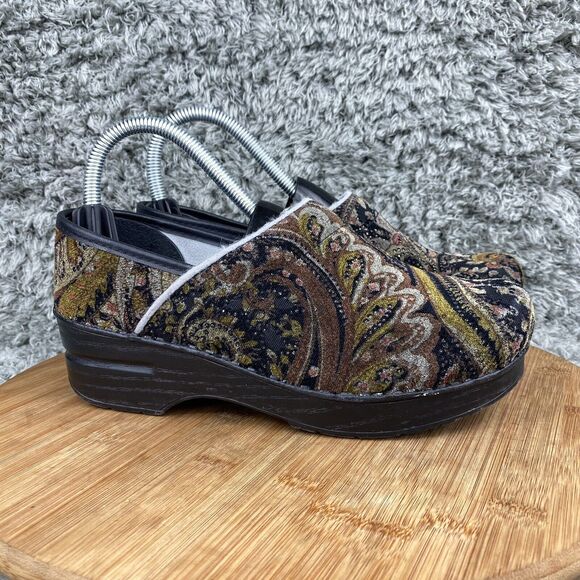 Dansko Shoes - Dansko Vegan Paisley Tapestry Velvet Clogs EUR 37 Women's 7